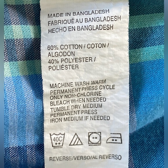 EUC Arrow Plaid Tab Long Sleeve Shirt, XL - Picture 7 of 10